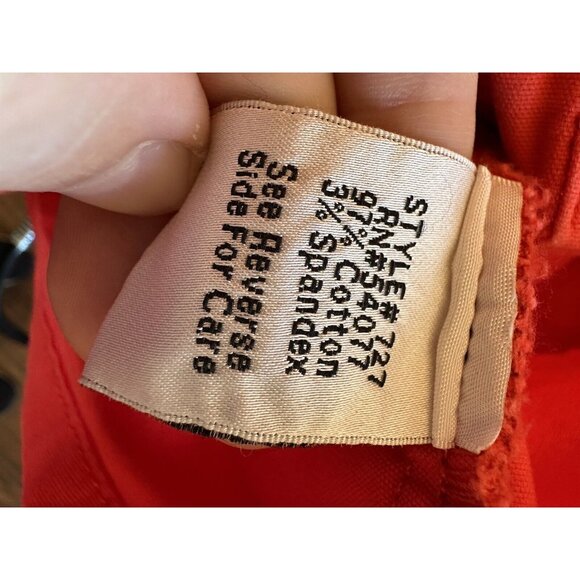 CAbi 727 Taylor Ruffle Back Jacket In Lobster Medium Pockets - Picture 13 of 13